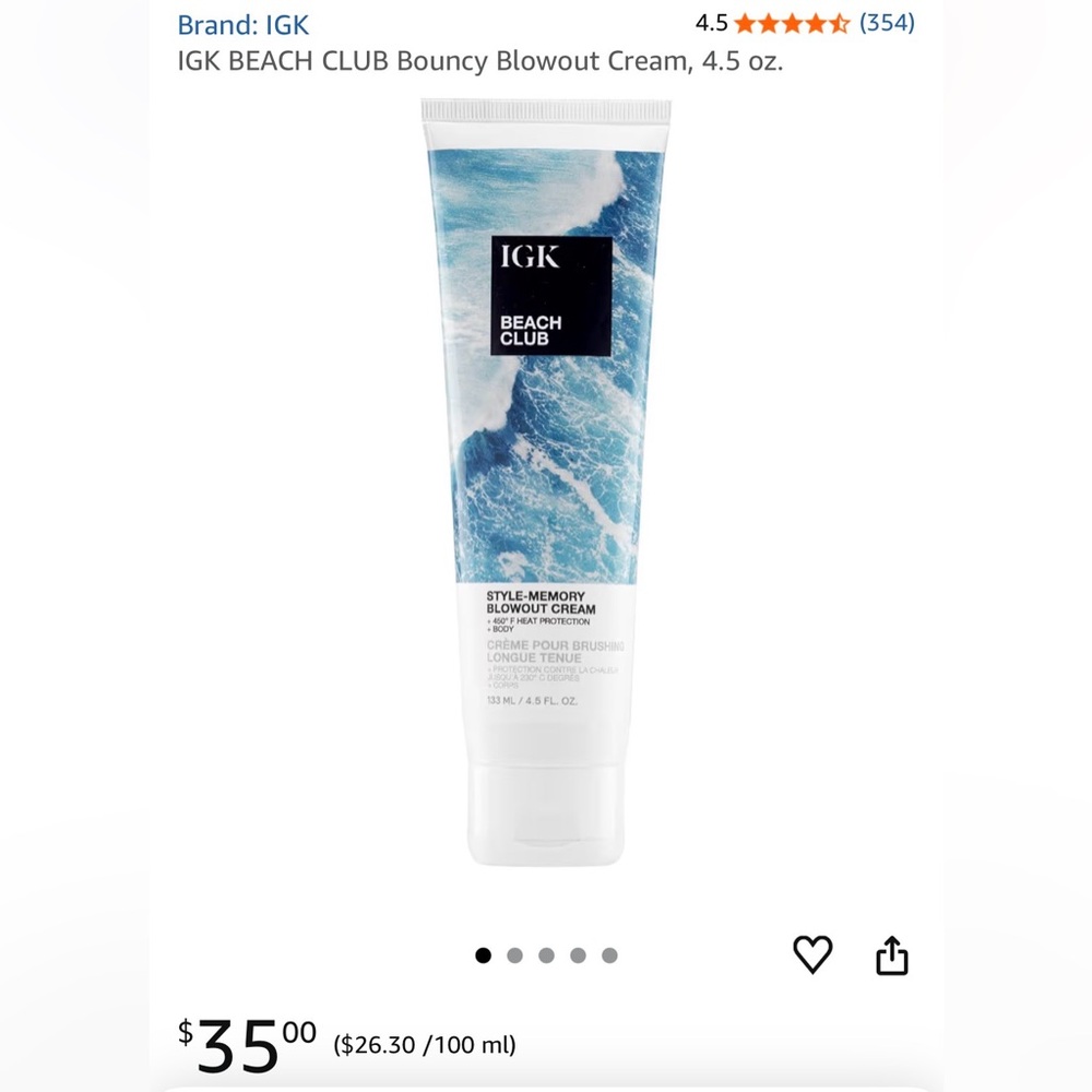 IGK Beach Club Blowout Cream
